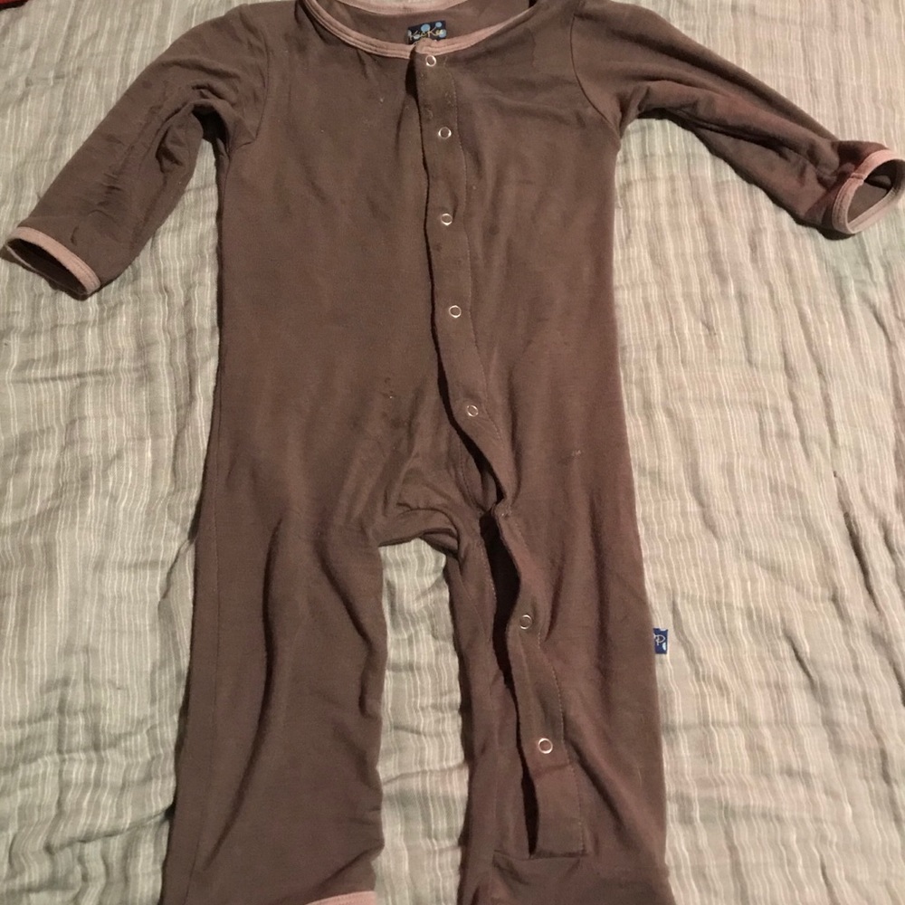 Kickee Pants EUC old fit rain coverall